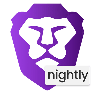 Browser logo for brave-nightly/brave-nightly.png